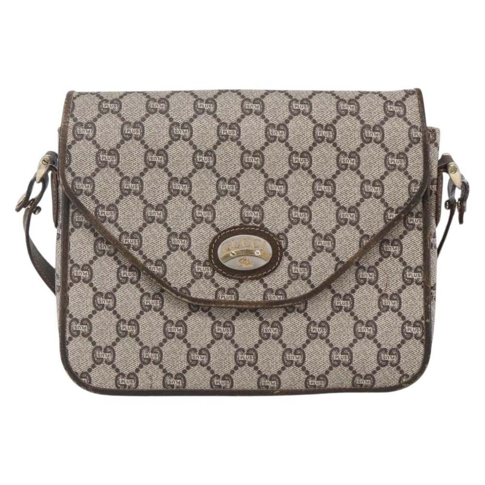 Gucci GG Plus Shoulder Bag Beige